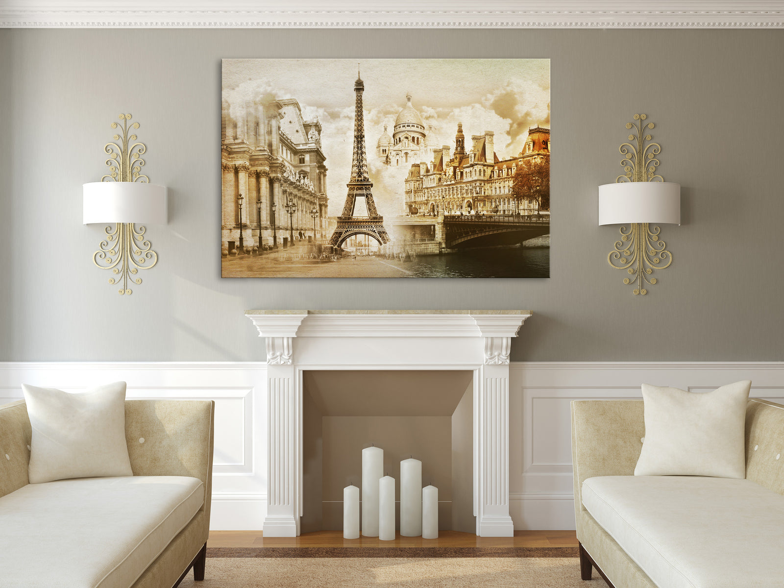 Abstract No. 040, shown framed in a room by day