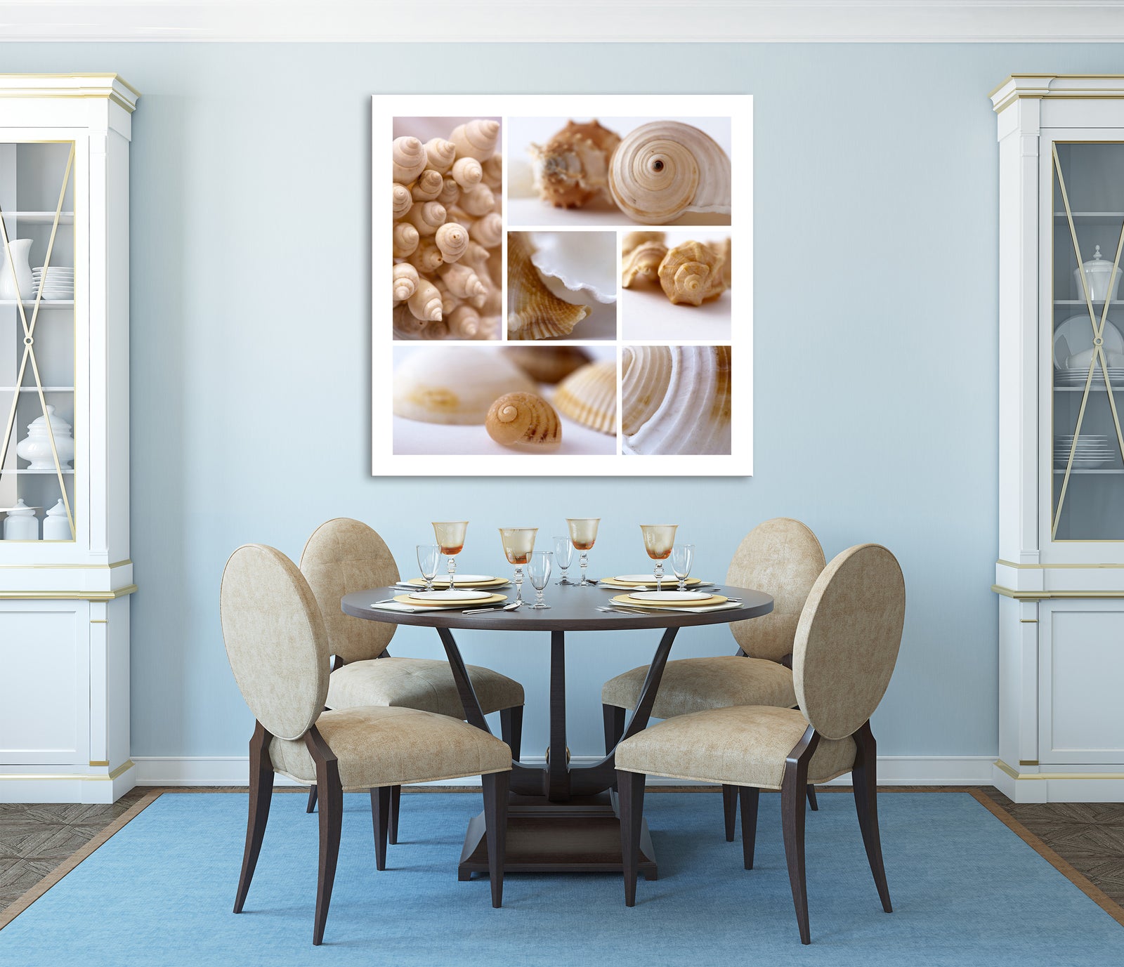 Abstract No. 050, shown framed in a room by day