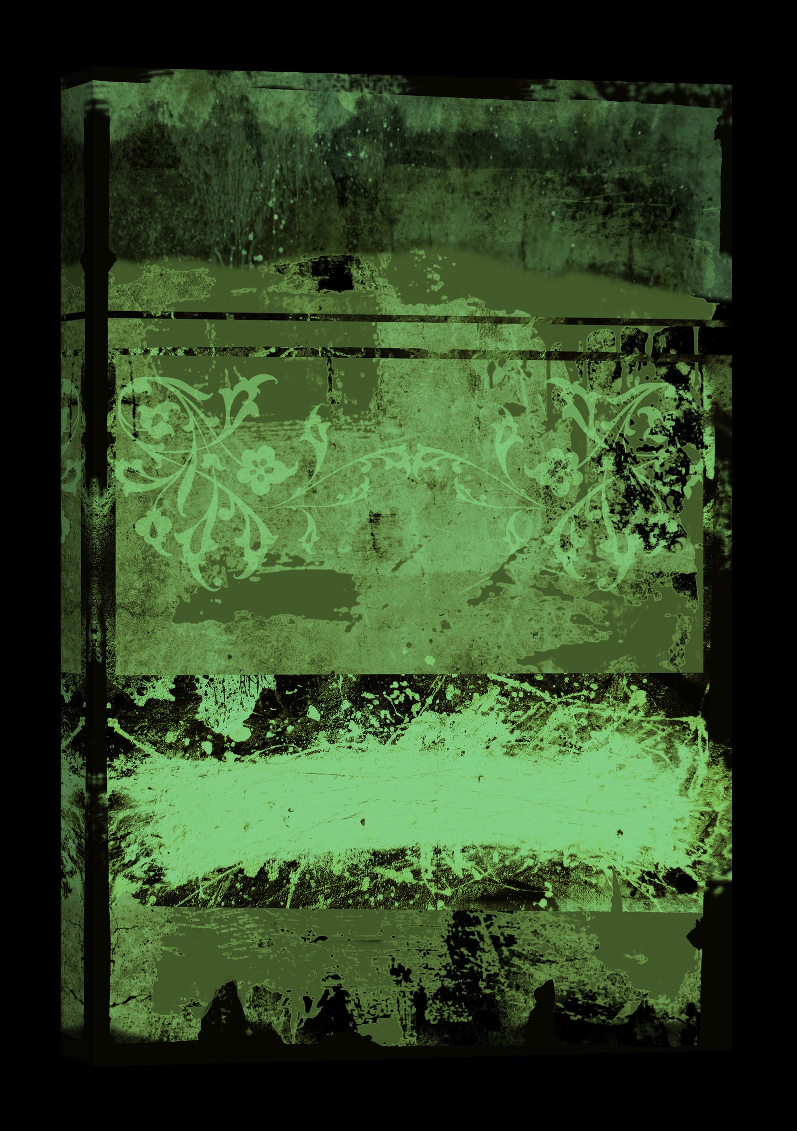 Abstract No. 070, glowing at night