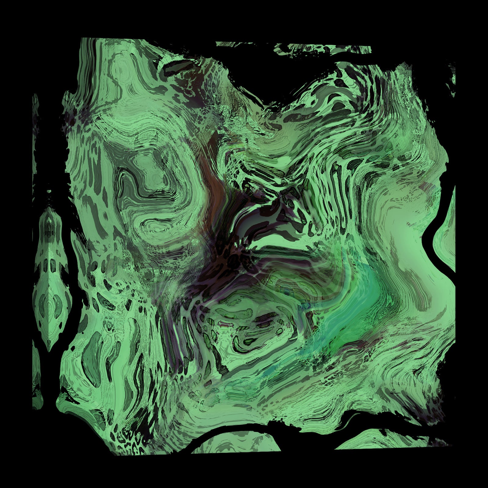 Abstract No. 095, glowing at night