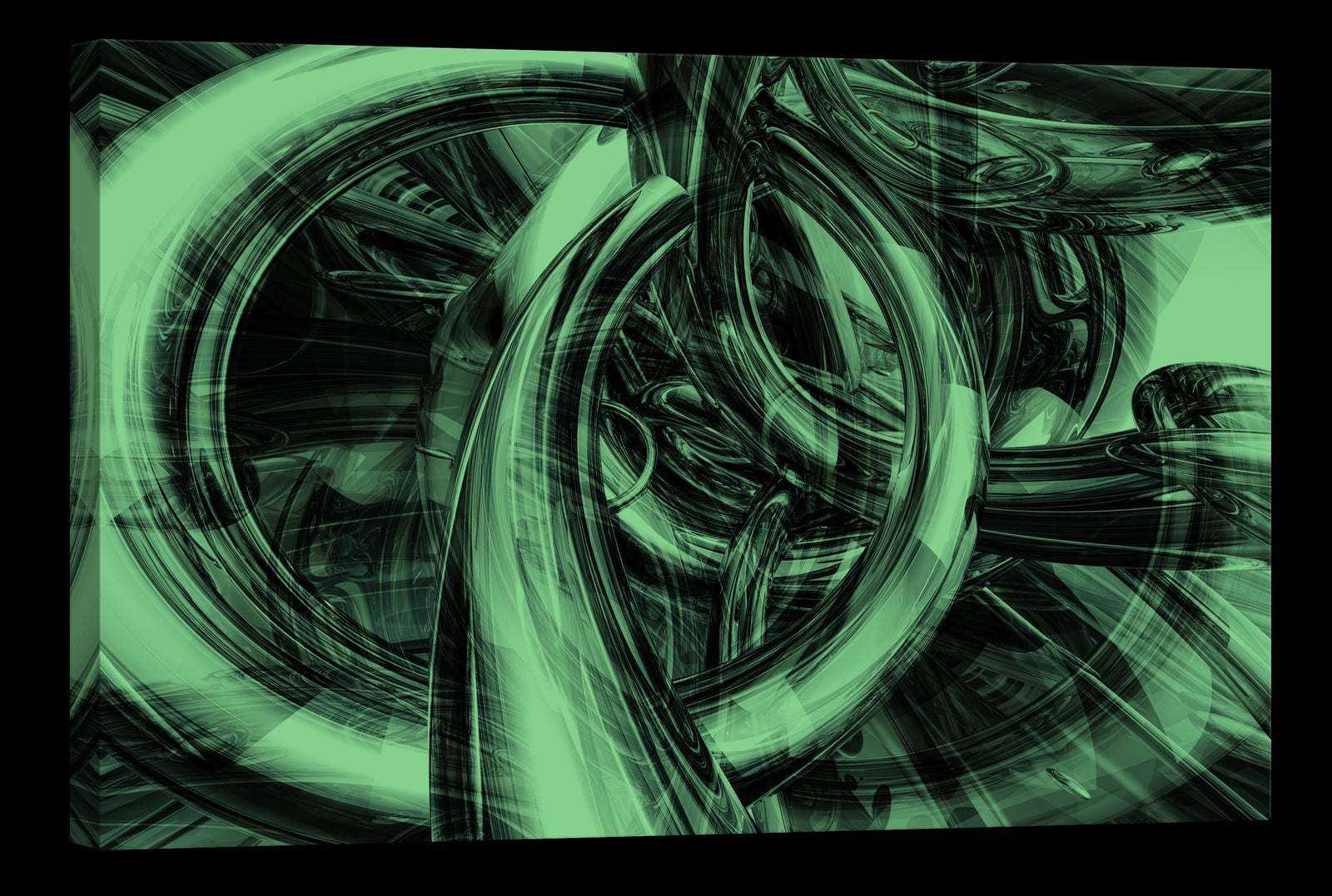 Abstract No. 119, glowing at night