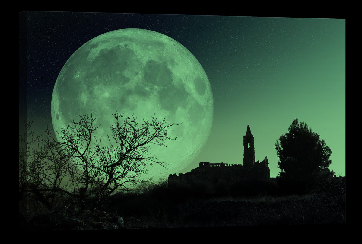 Landscapes No. 003, glowing at night