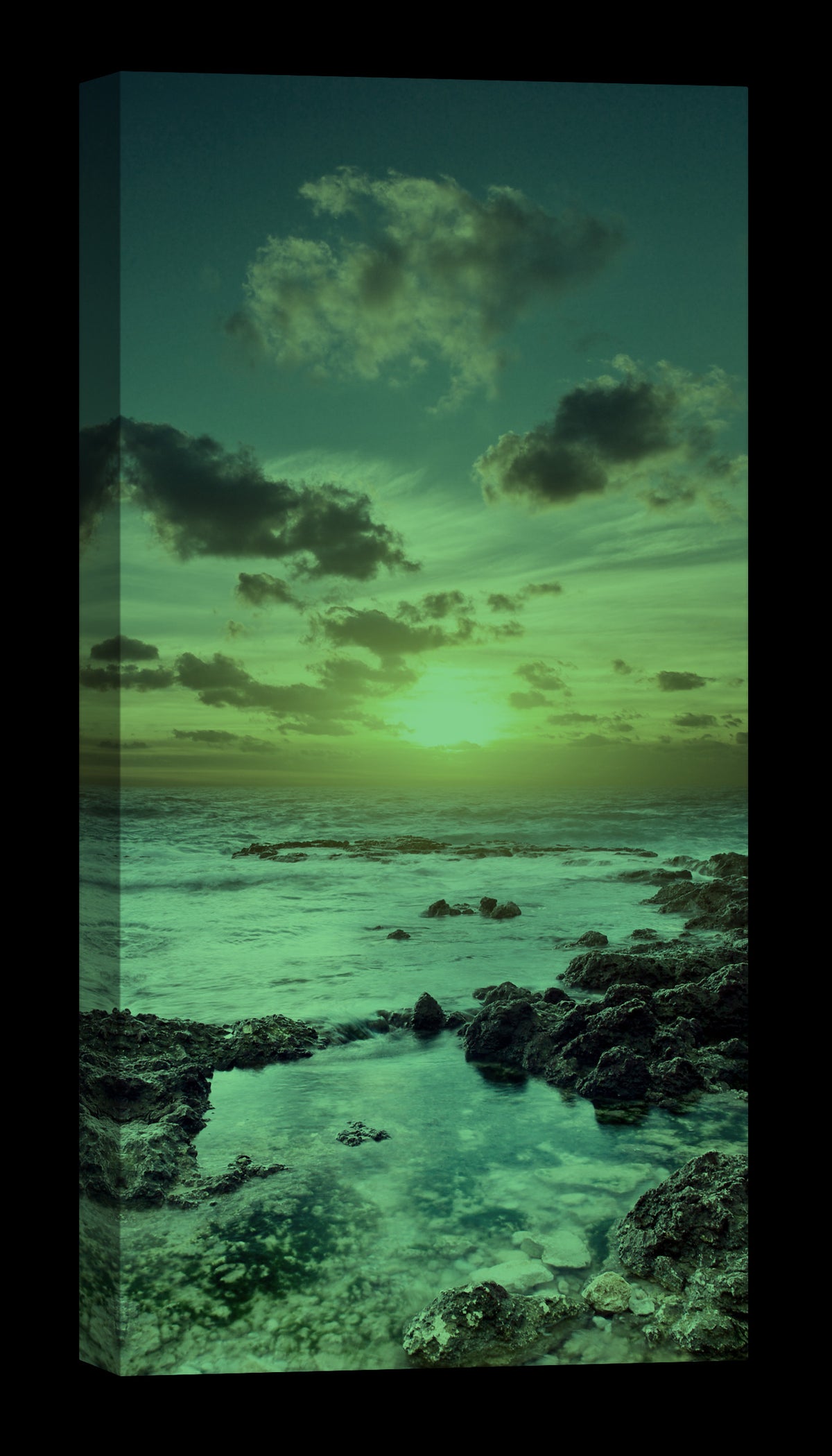 Landscapes No. 010, glowing at night