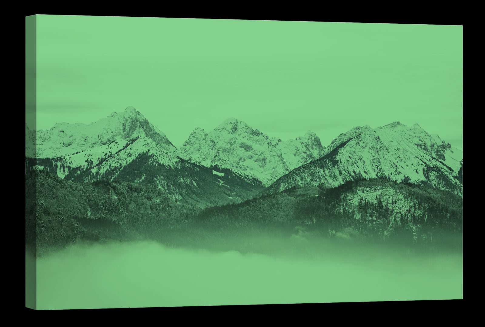 Landscapes No. 011, glowing at night
