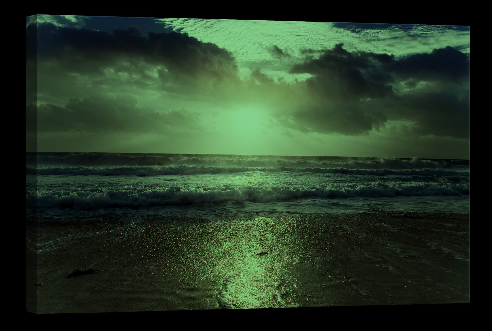 Landscapes No. 012, glowing at night