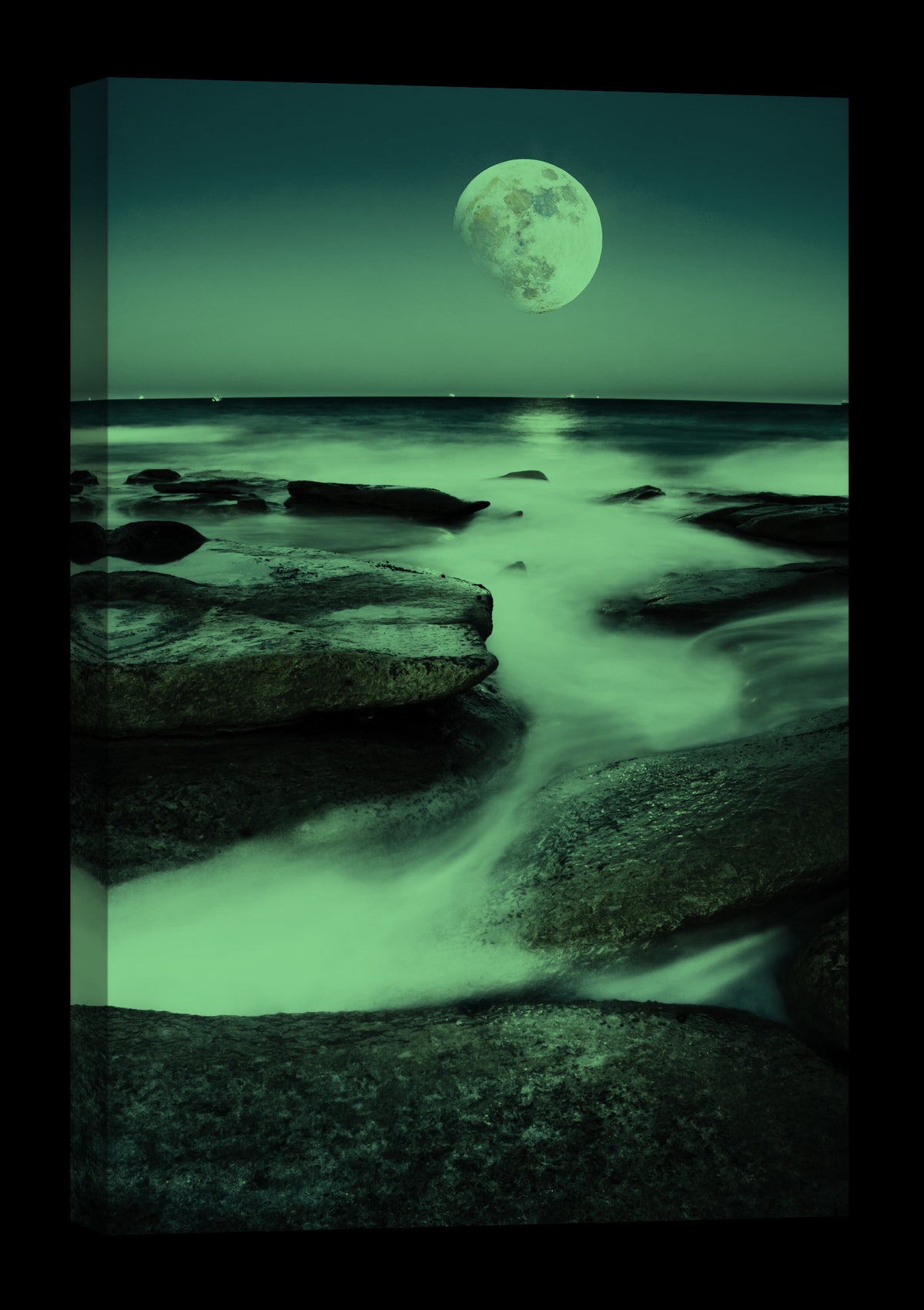 Landscapes No. 013, glowing at night