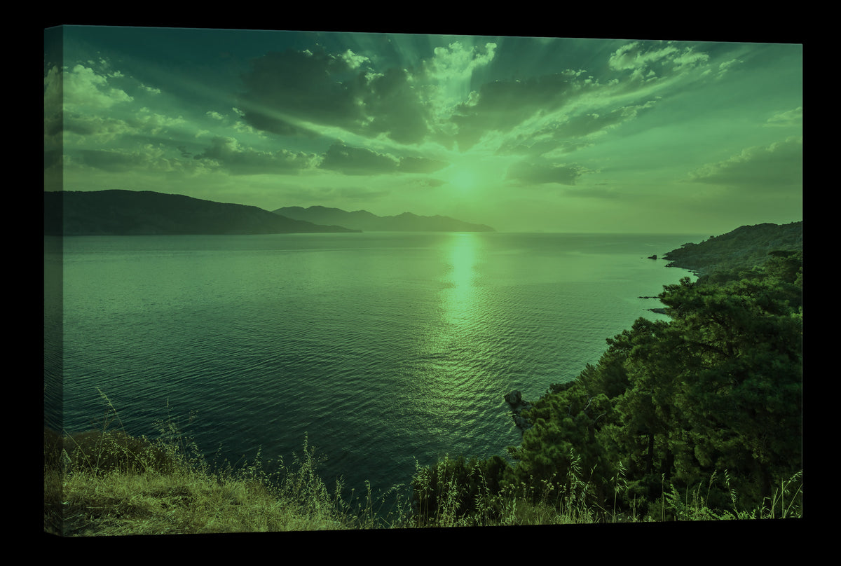 Landscapes No. 016, glowing at night