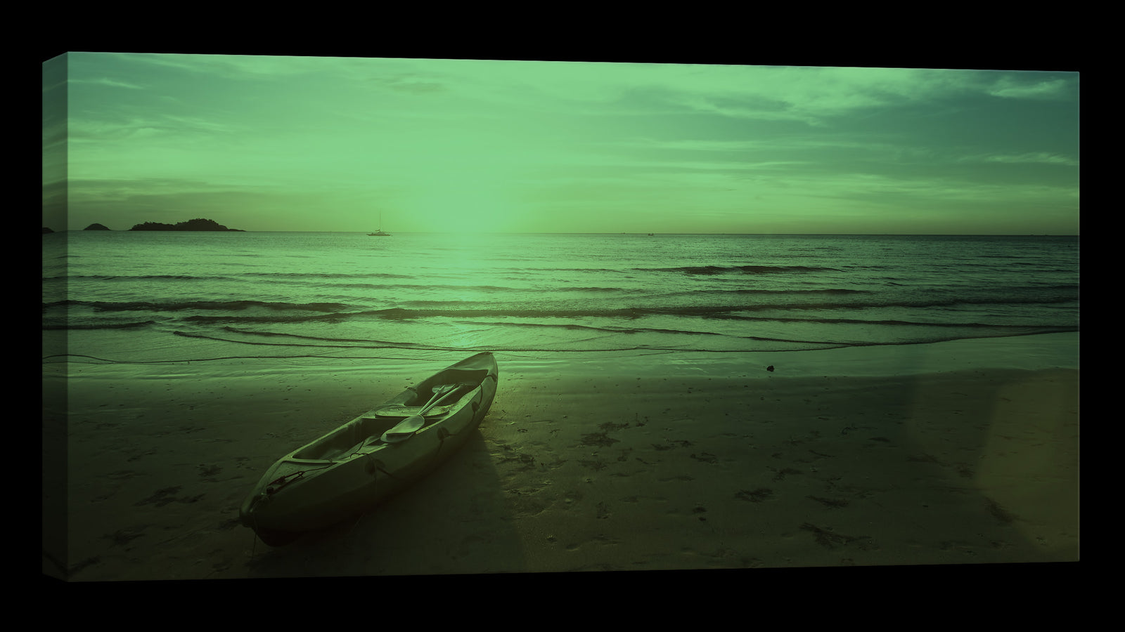 Landscapes No. 022, glowing at night
