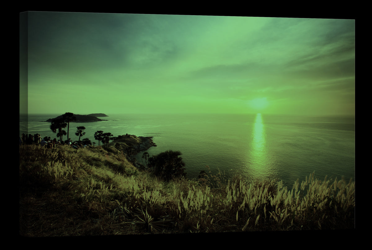 Landscapes No. 024, glowing at night