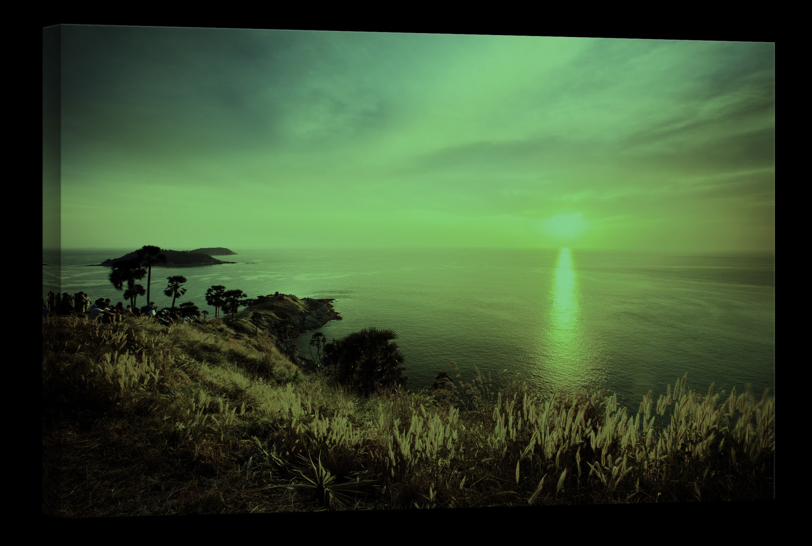 Landscapes No. 024, glowing at night