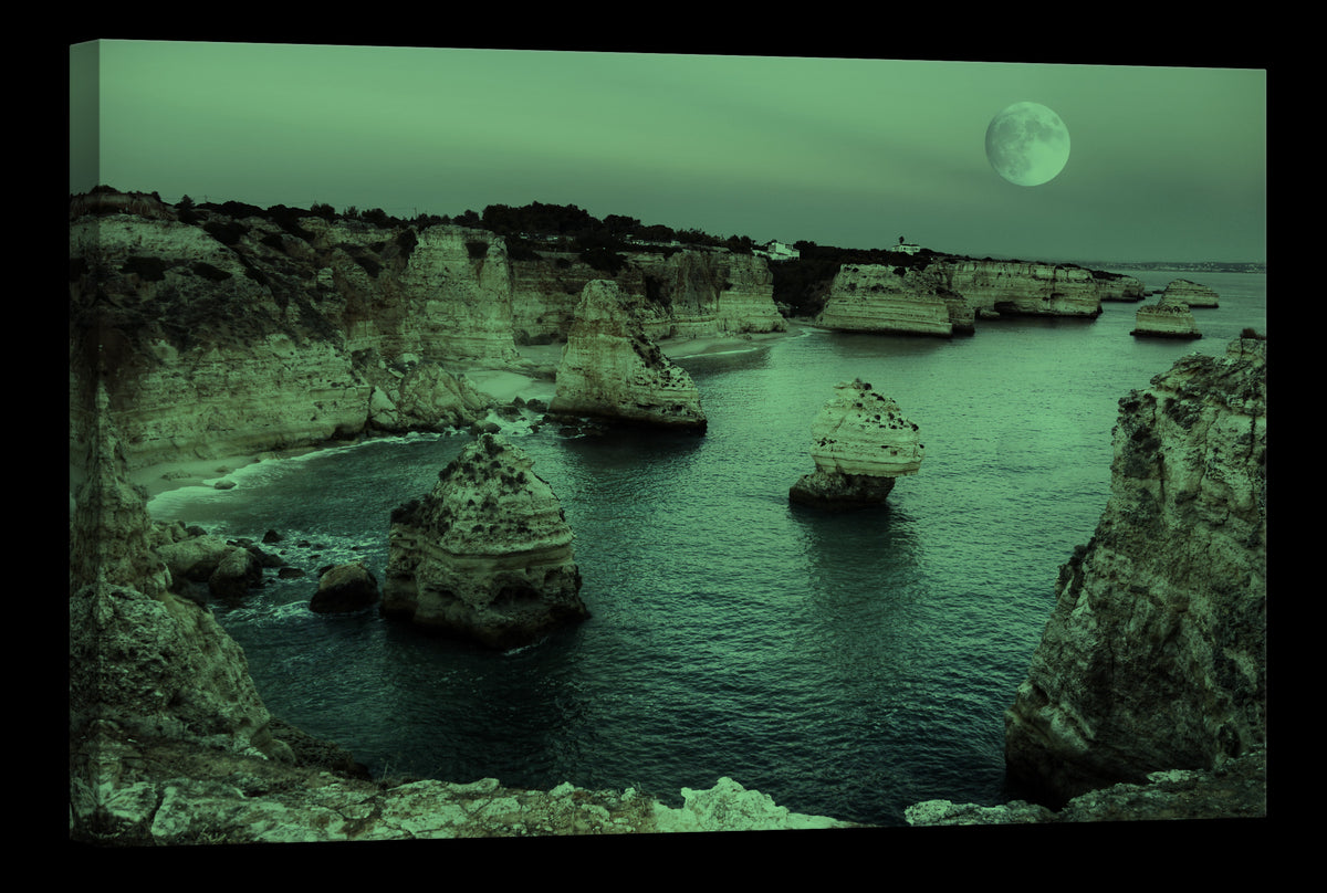 Landscapes No. 027, glowing at night