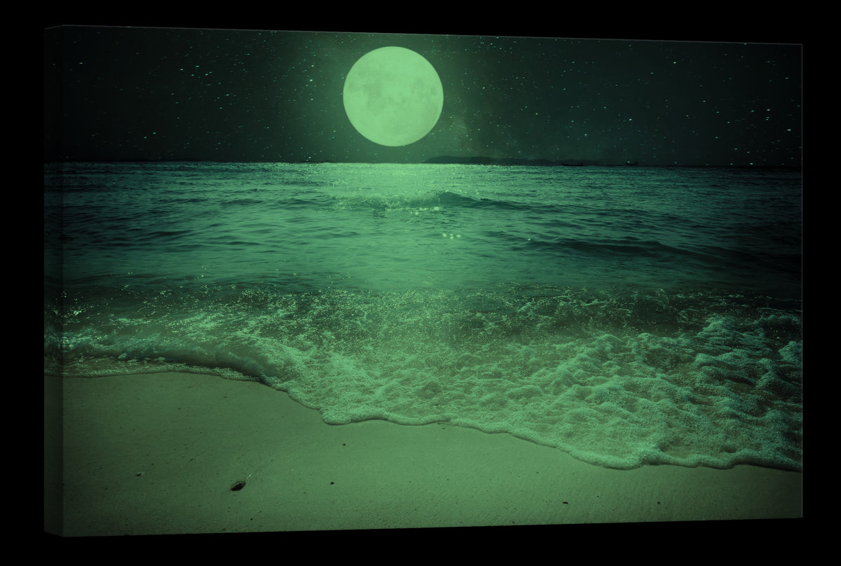 Landscapes No. 028, glowing at night