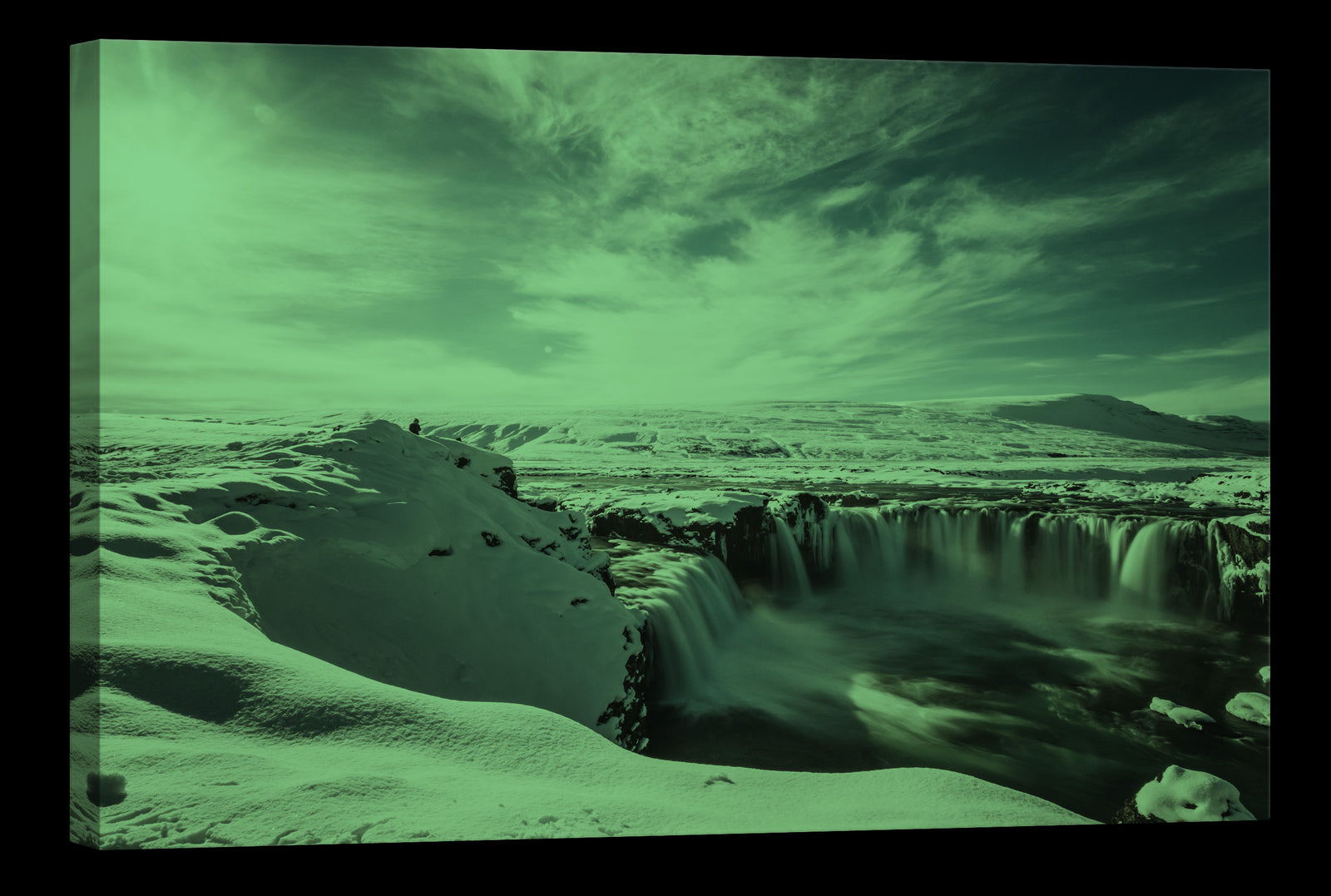 Landscapes No. 030, glowing at night