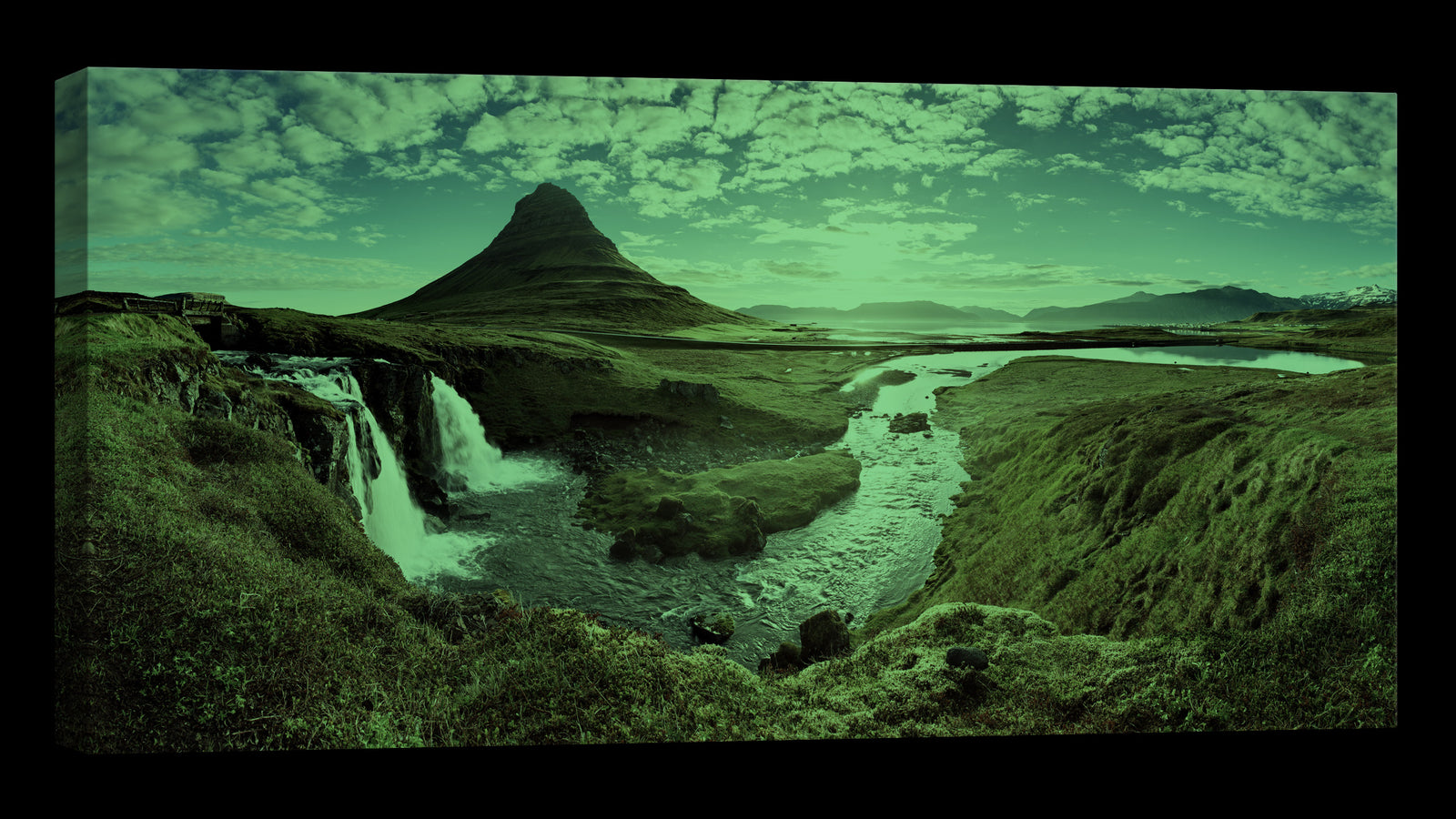 Landscapes No. 031, glowing at night