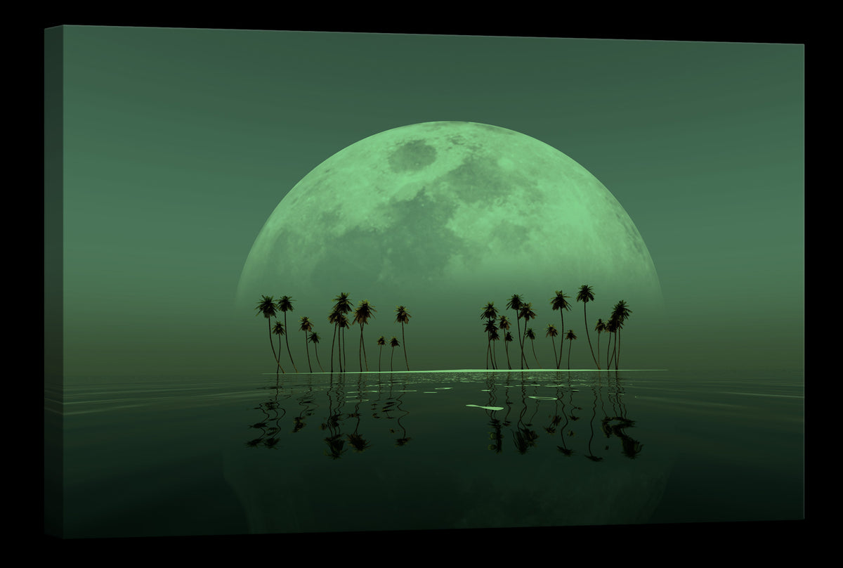 Landscapes No. 032, glowing at night