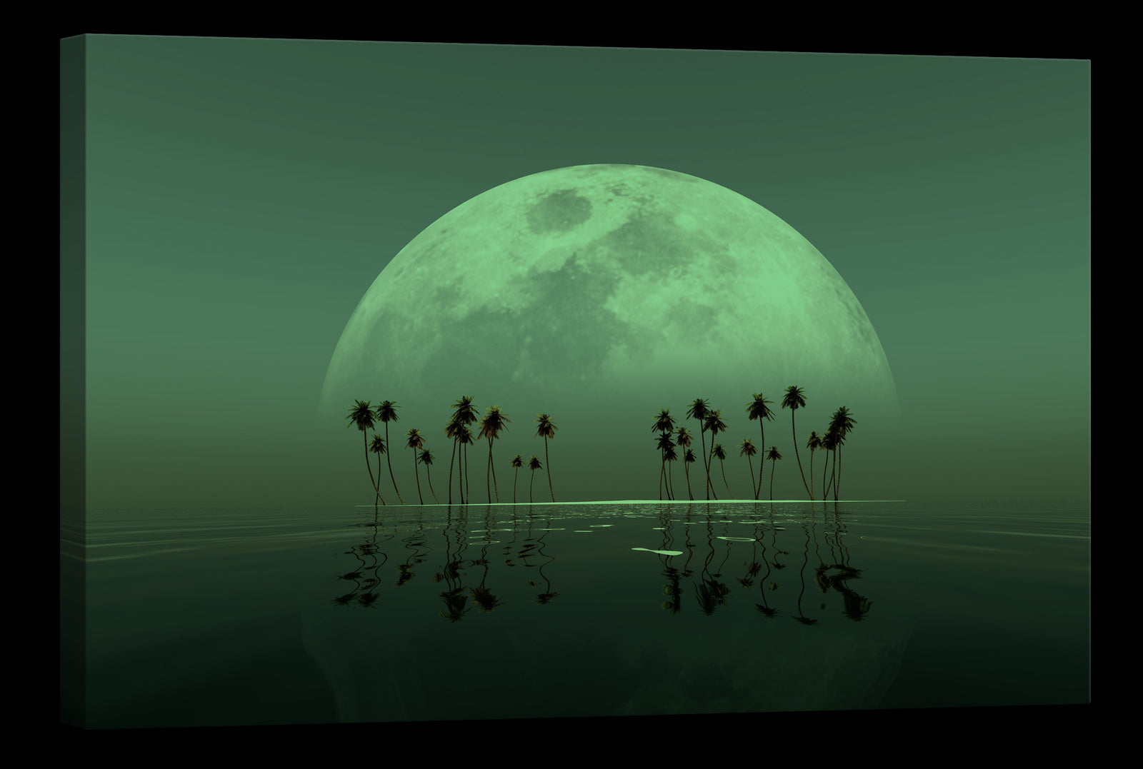 Landscapes No. 032, glowing at night