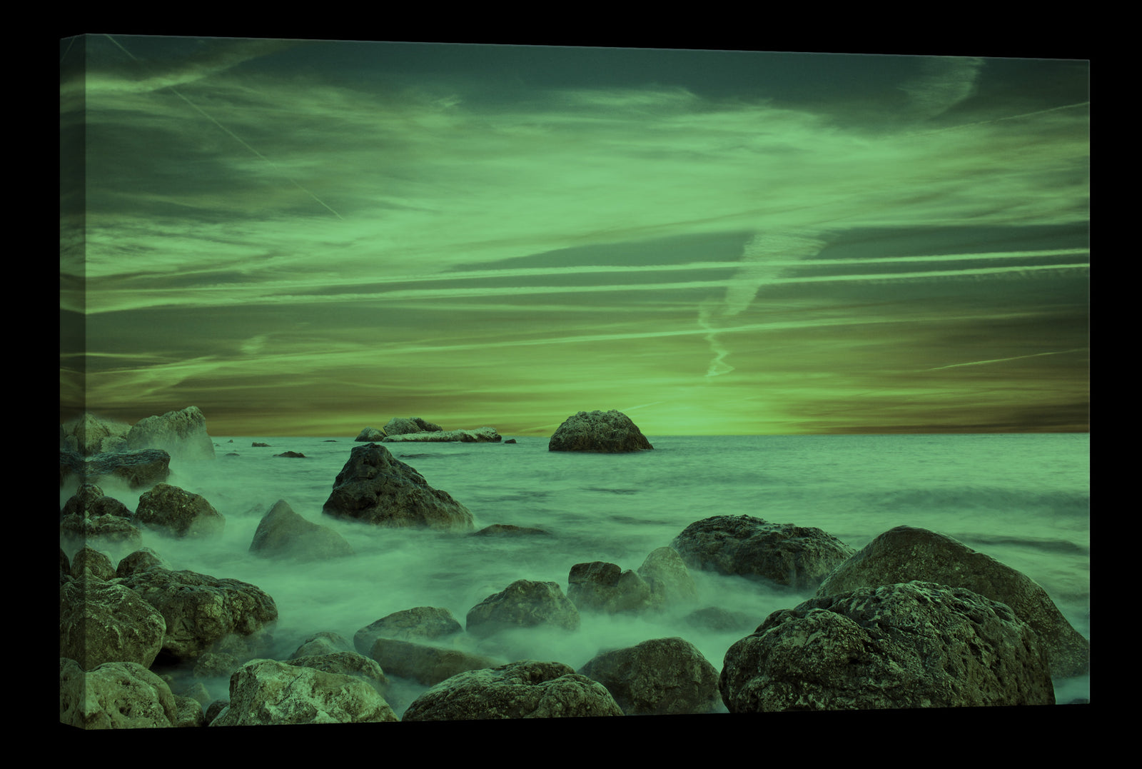 Landscapes No. 033, glowing at night