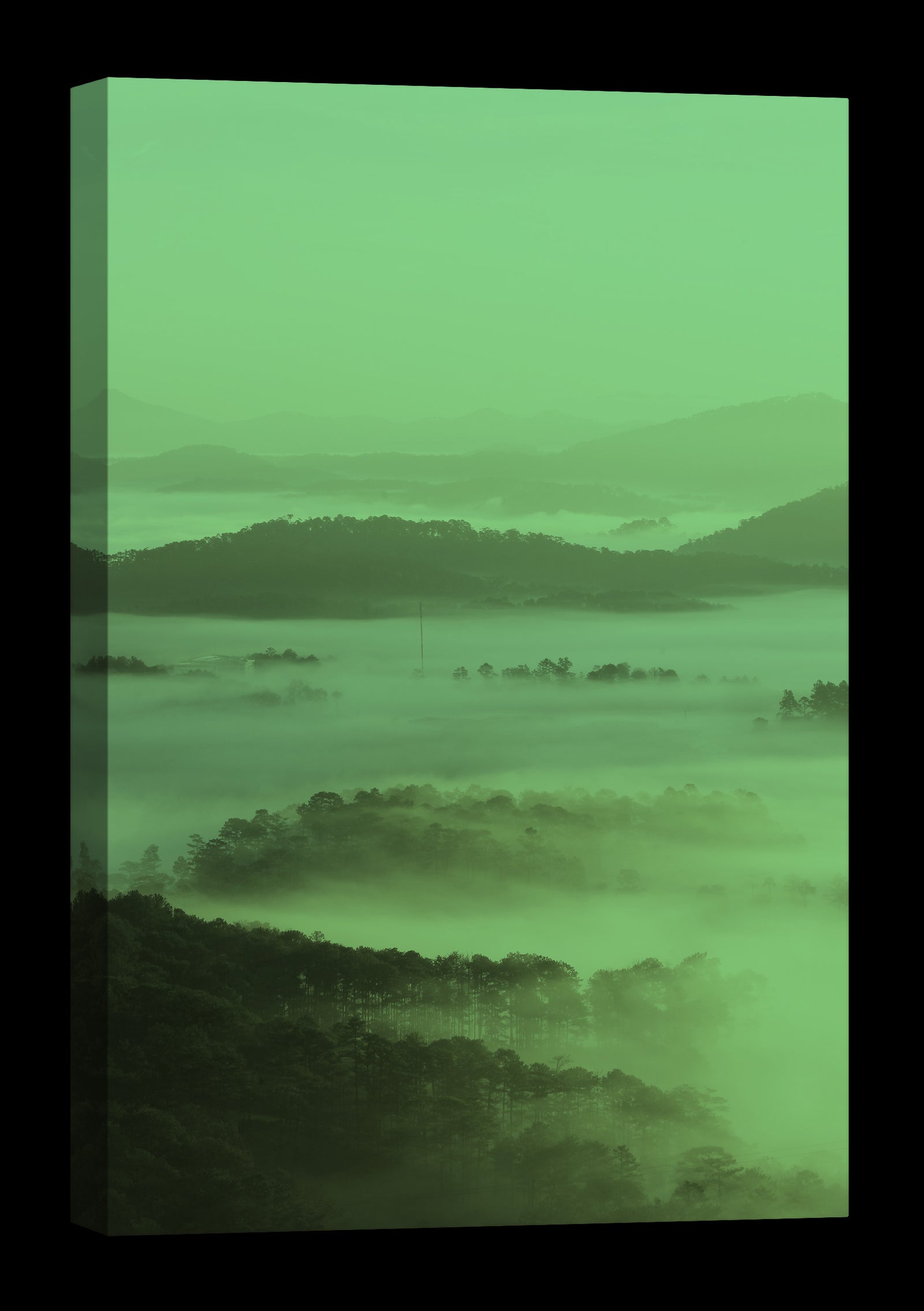 Landscapes No. 040, glowing at night