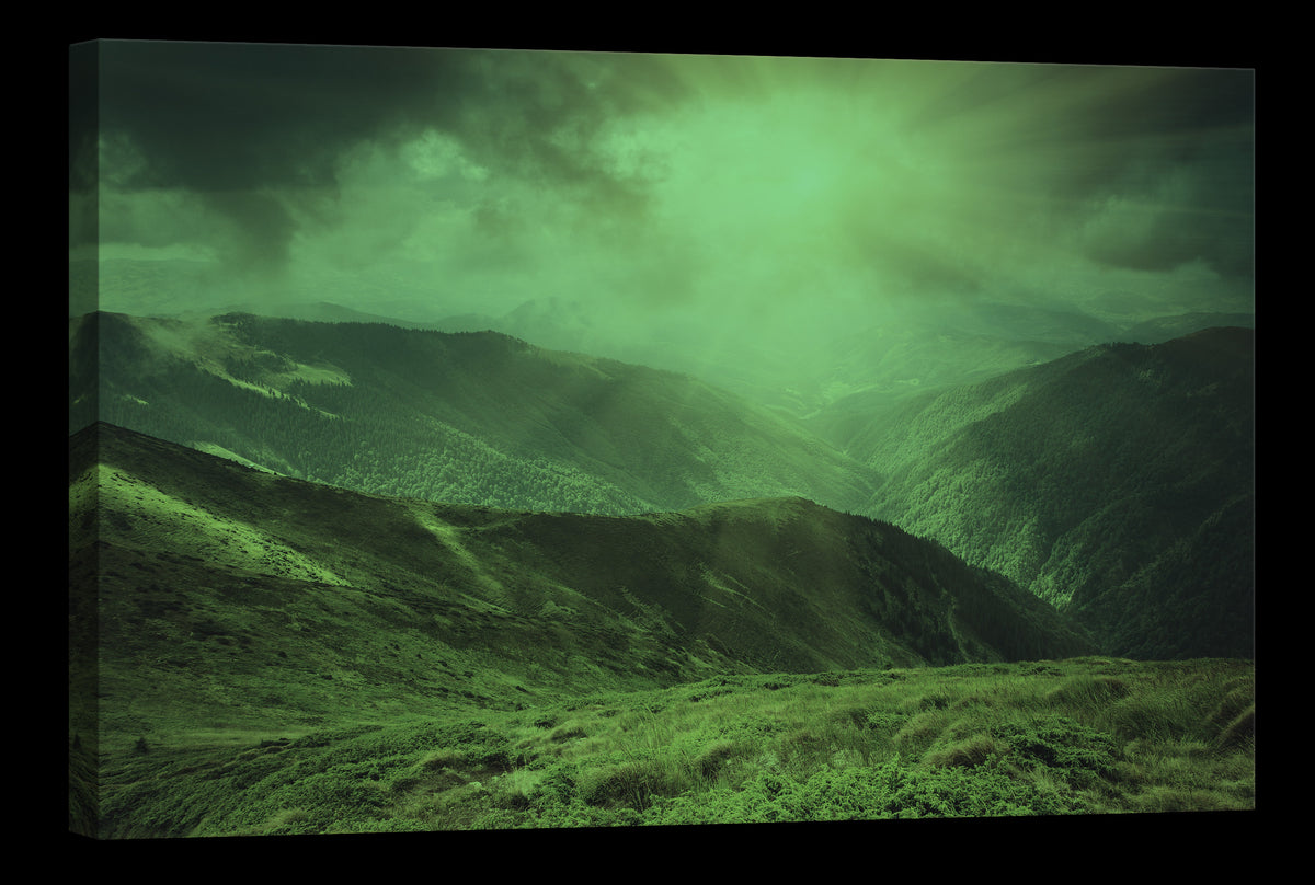 Landscapes No. 042, glowing at night
