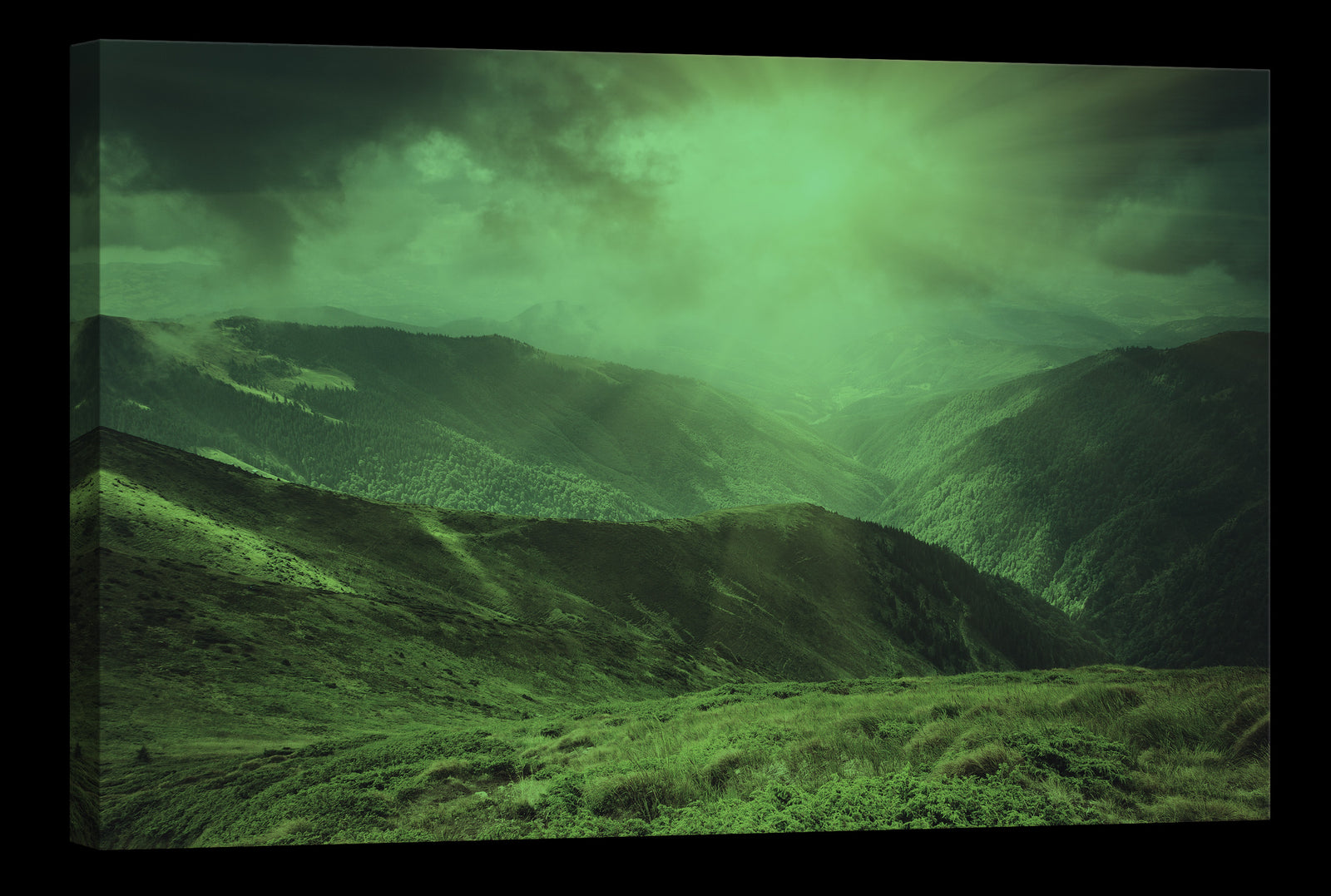 Landscapes No. 042, glowing at night