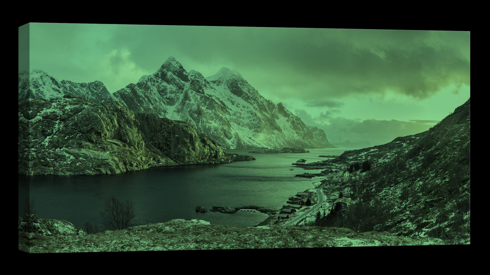 Landscapes No. 045, glowing at night
