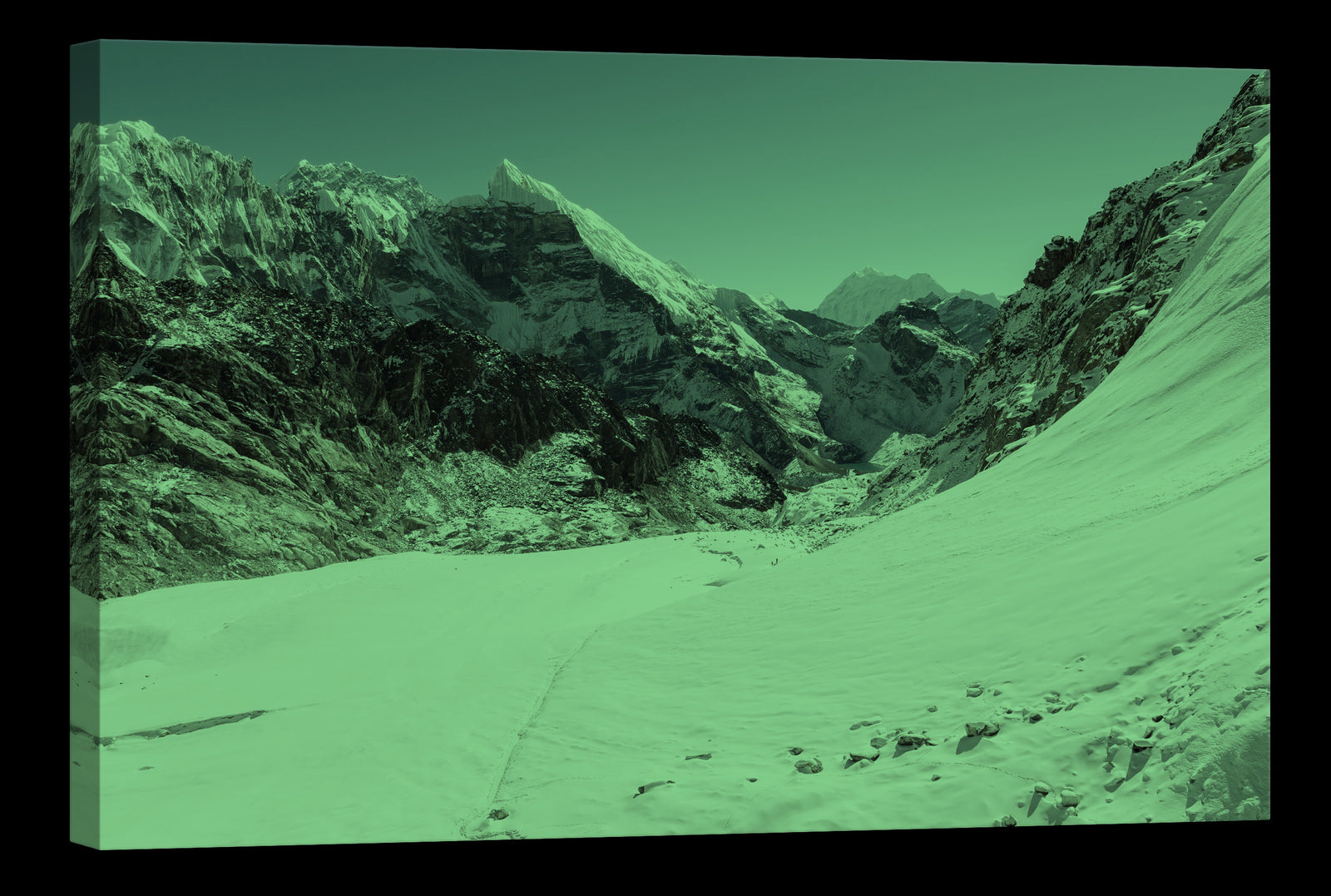 Landscapes No. 046, glowing at night