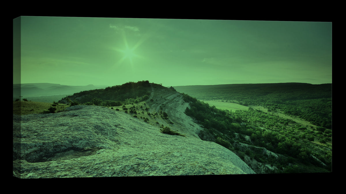 Landscapes No. 047, glowing at night