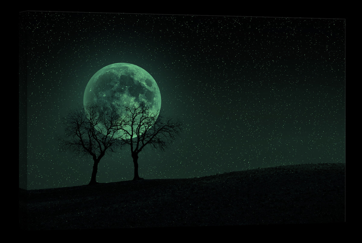 Landscapes No. 053, glowing at night