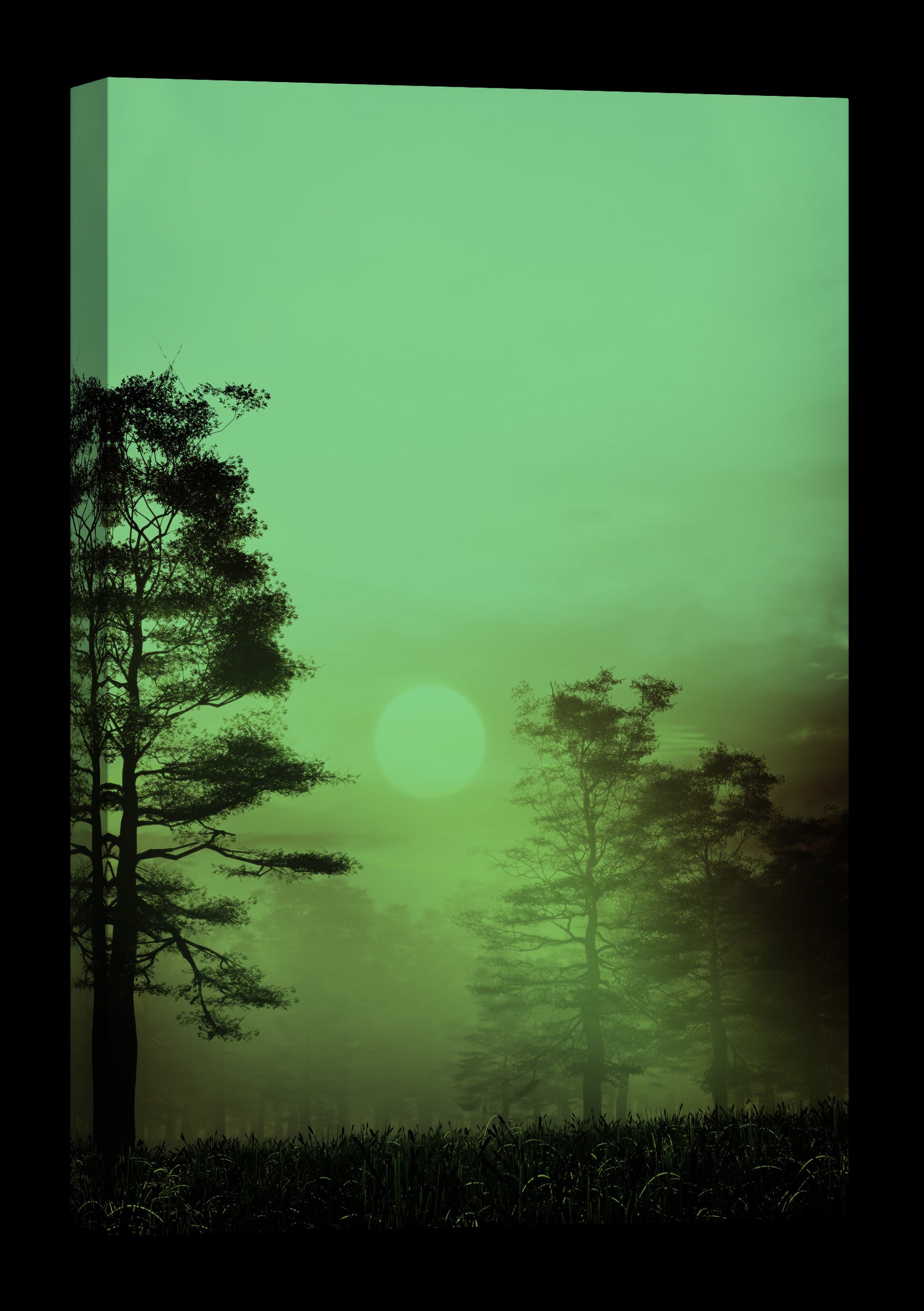 Landscapes No. 056, glowing at night
