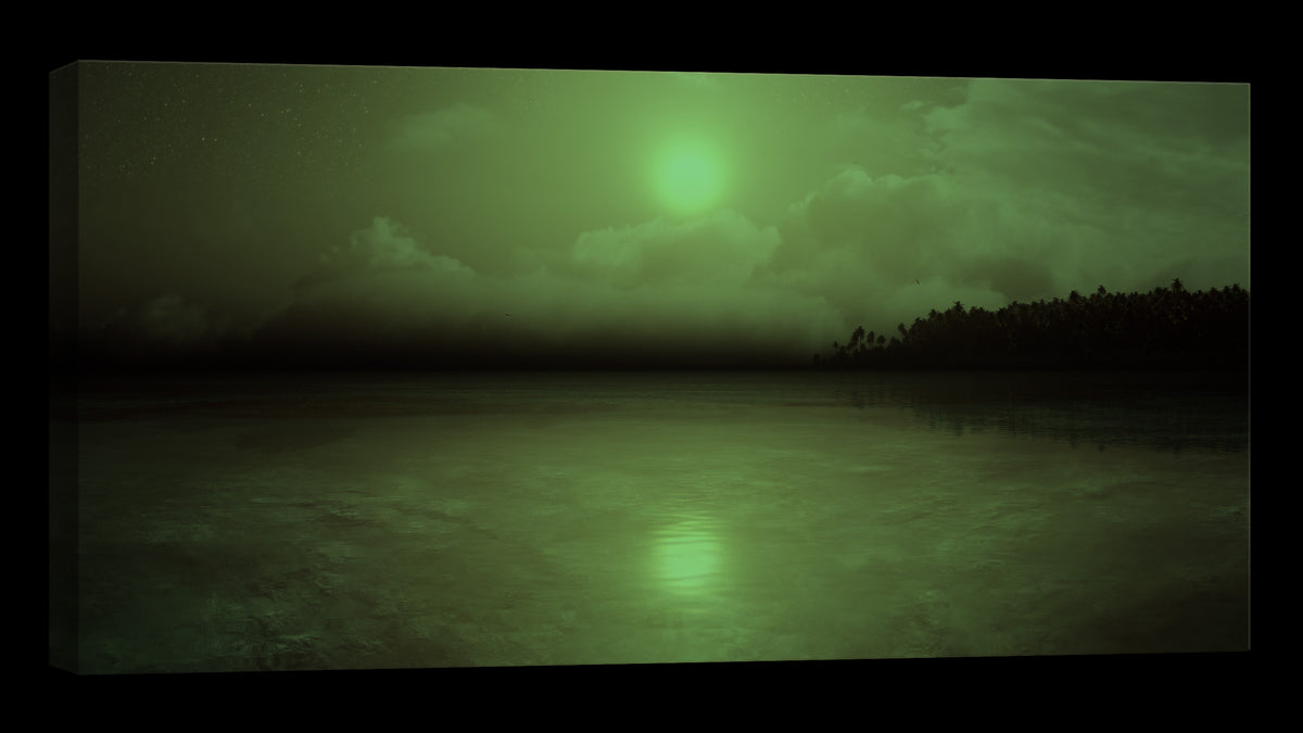 Landscapes No. 063, glowing at night