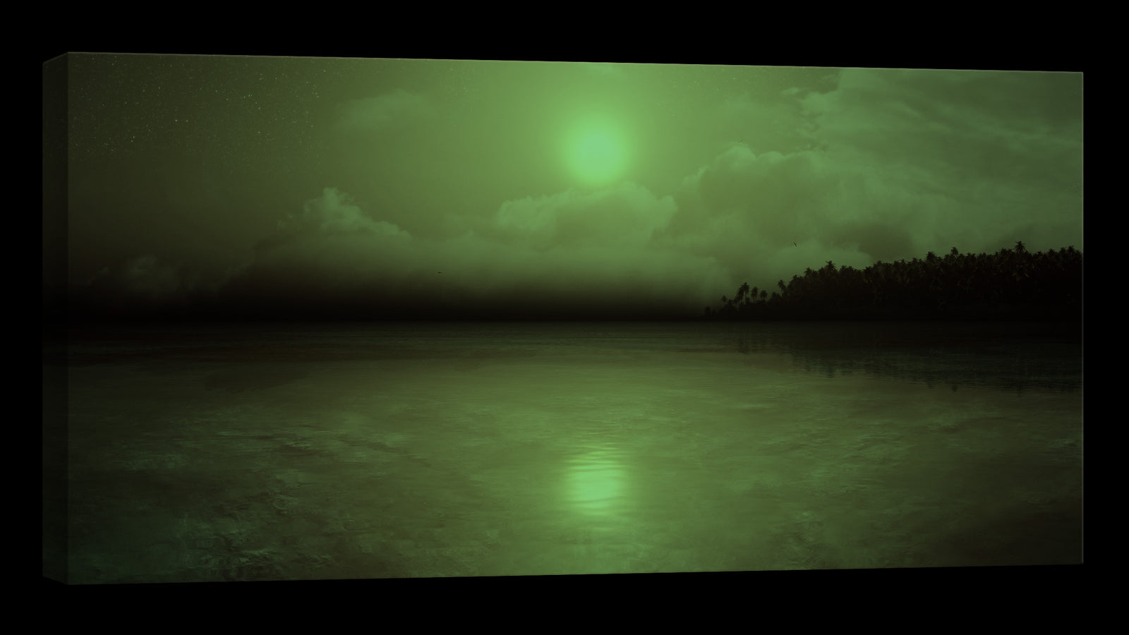 Landscapes No. 063, glowing at night