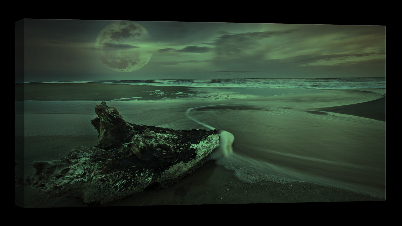Landscapes No. 068, glowing at night