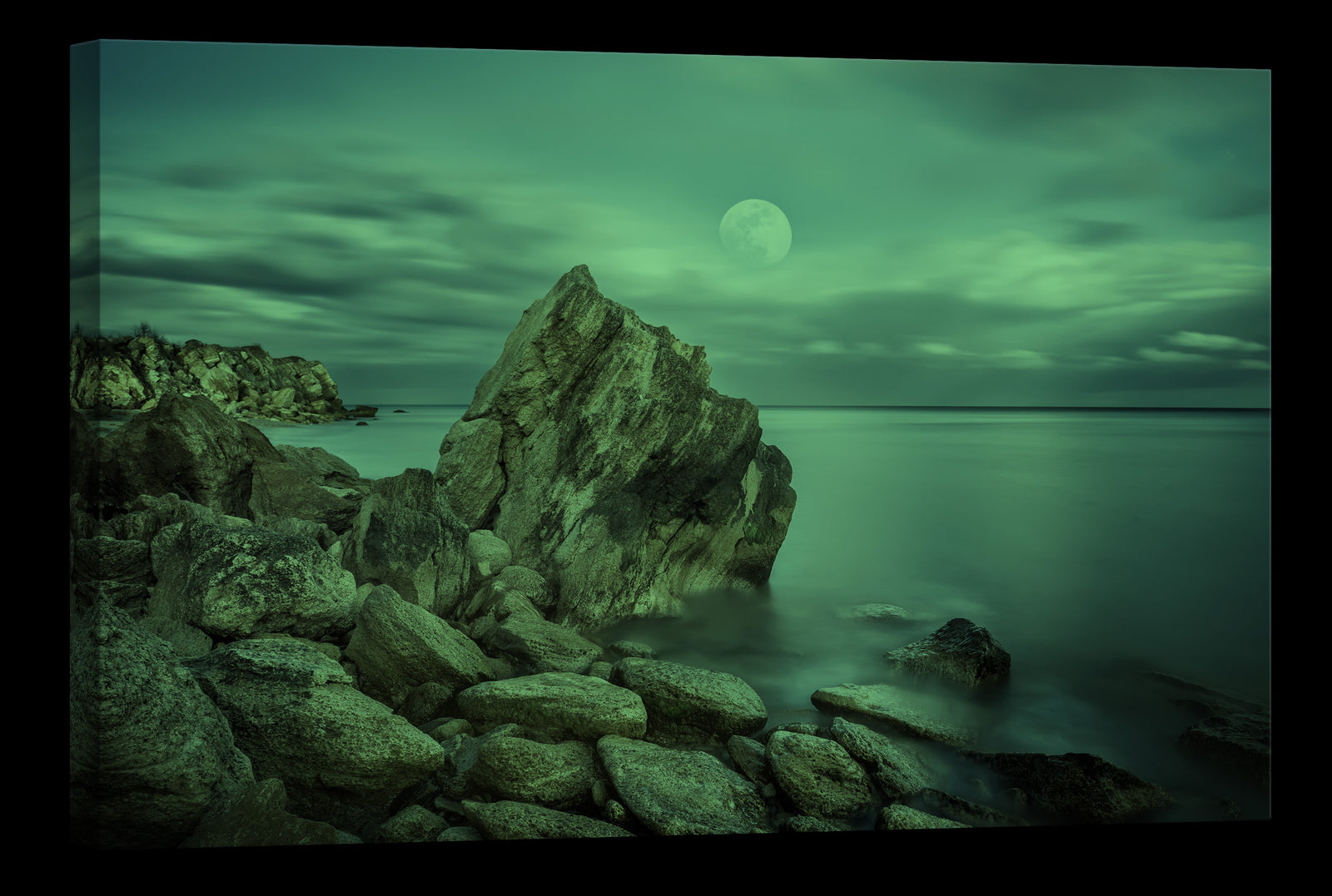 Landscapes No. 070, glowing at night