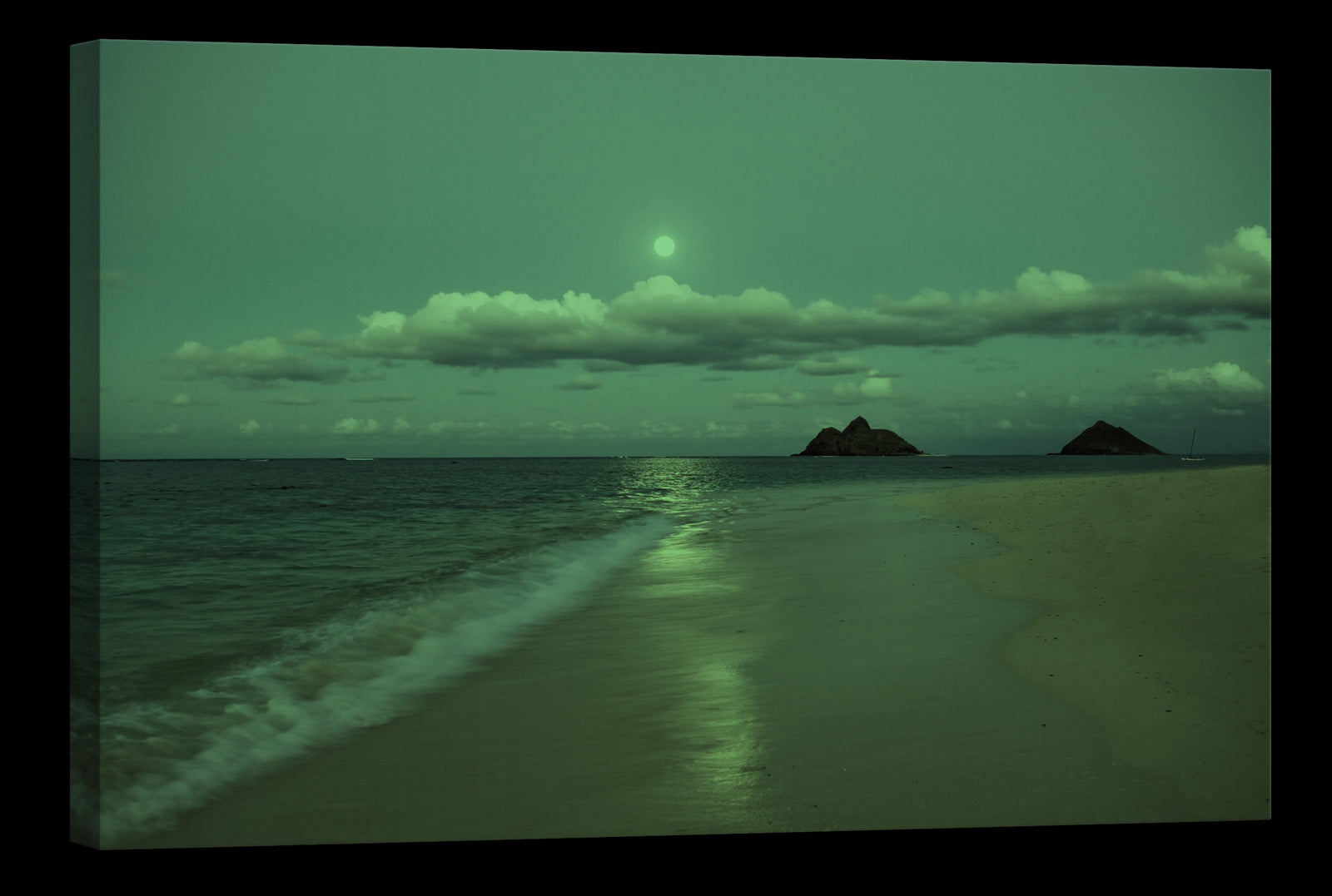 Landscapes No. 072, glowing at night