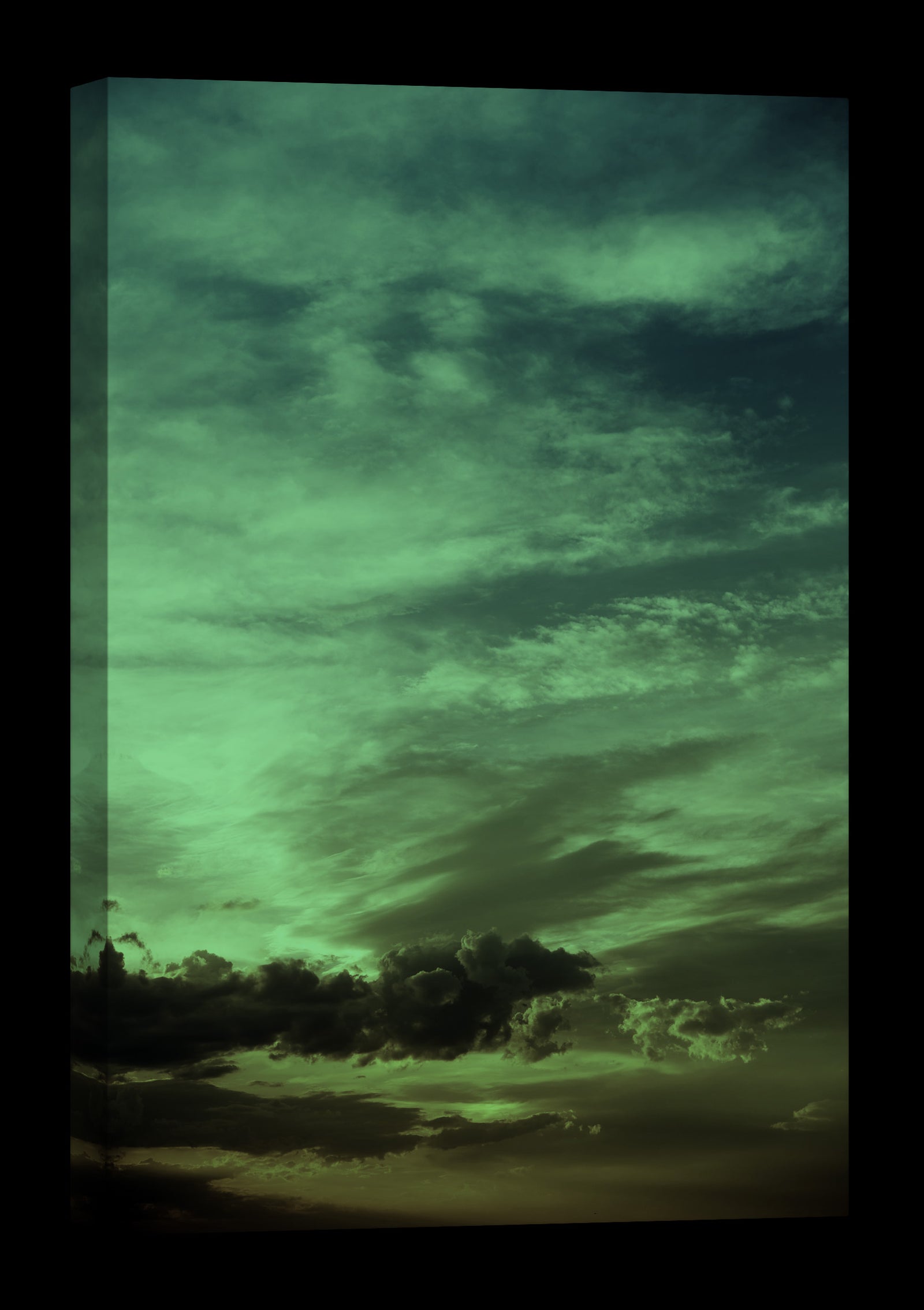 Landscapes No. 077, glowing at night