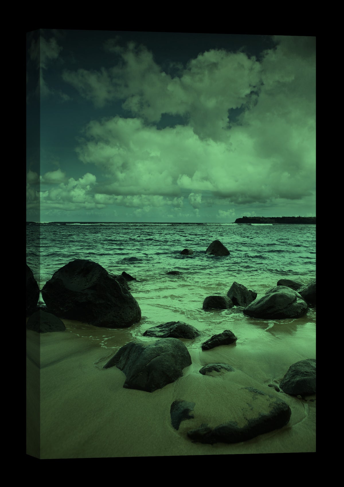 Landscapes No. 079, glowing at night