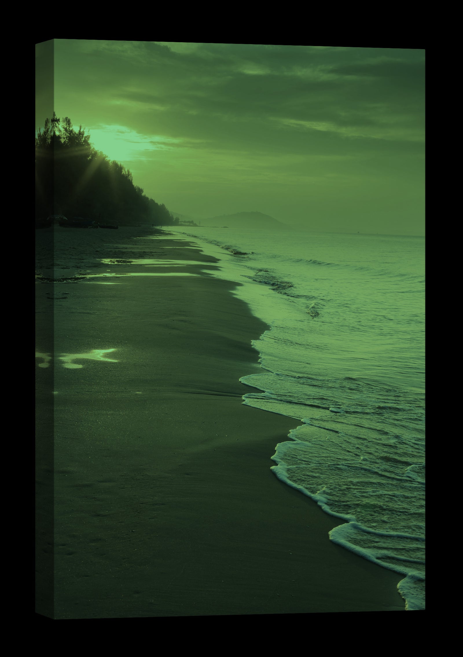 Landscapes No. 080, glowing at night