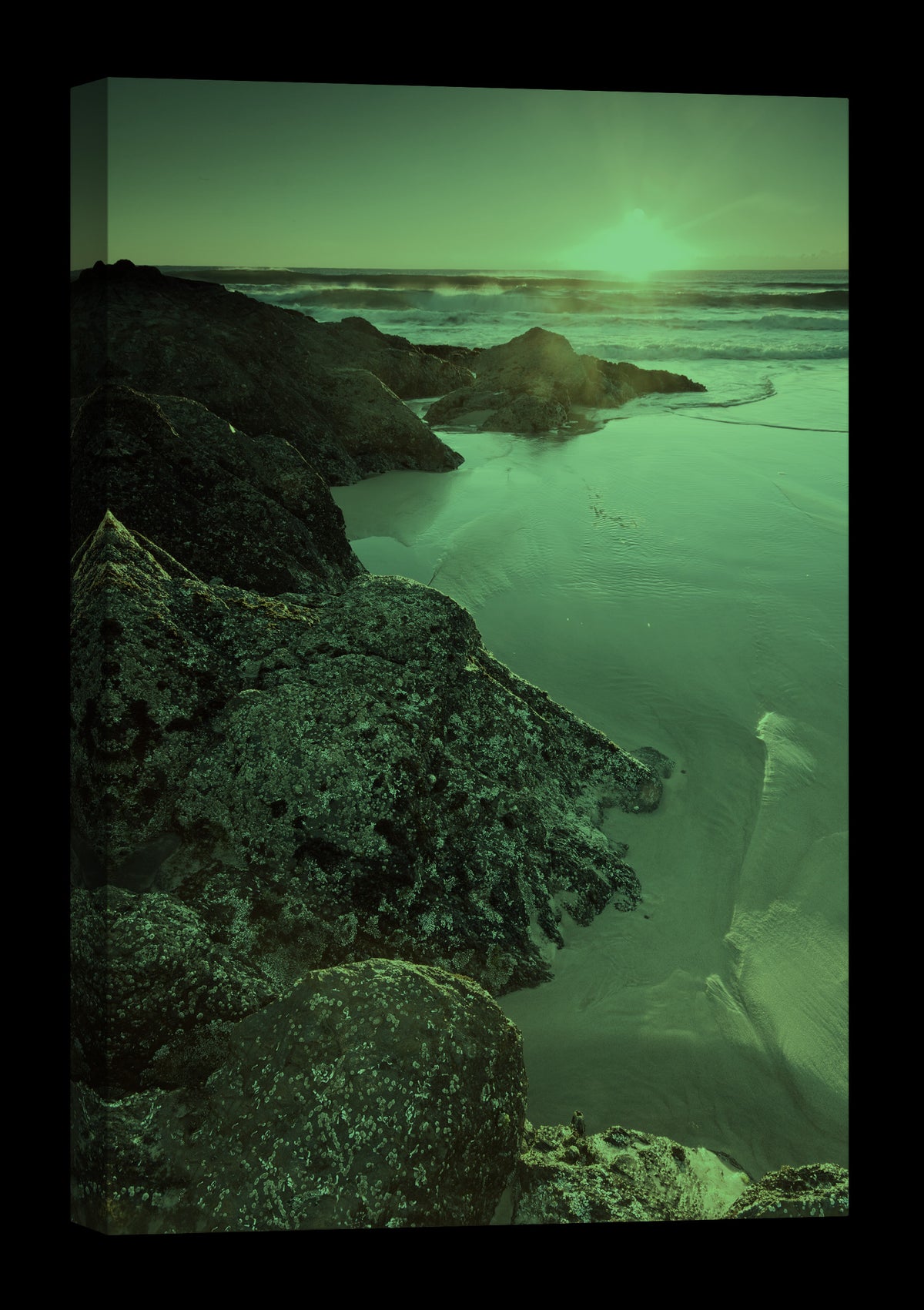 Landscapes No. 086, glowing at night