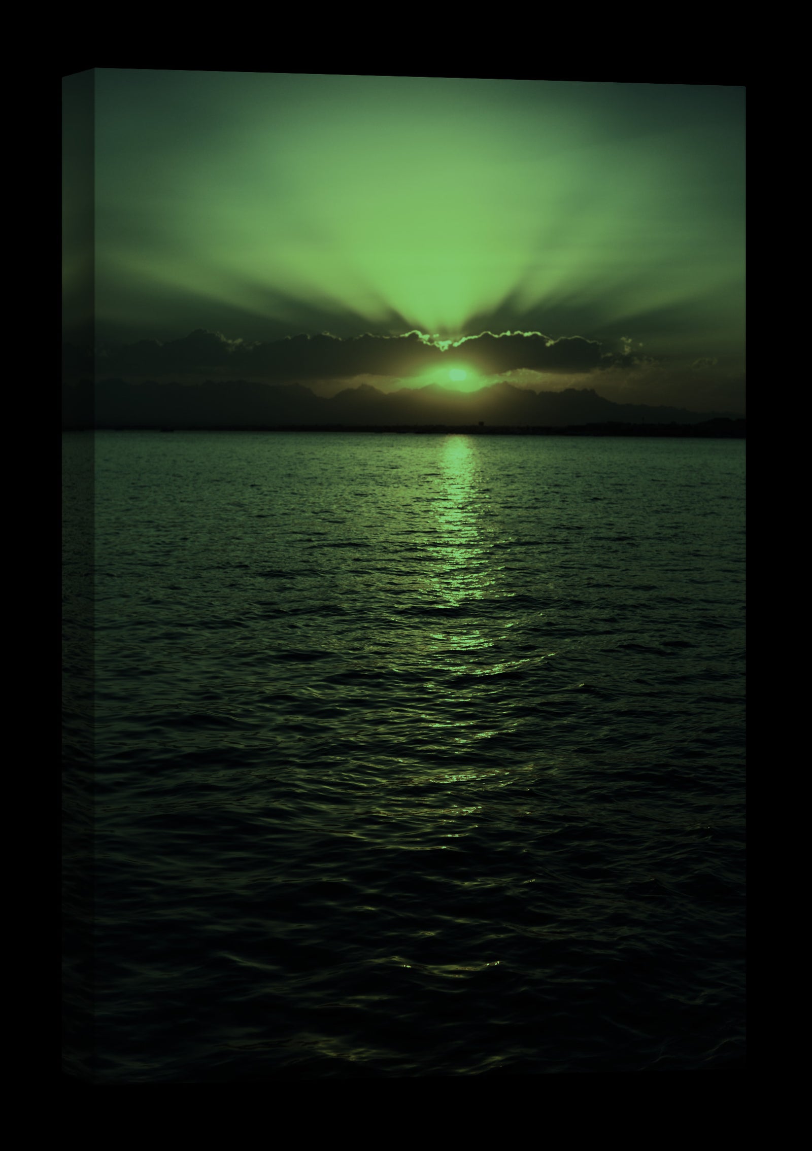 Landscapes No. 091, glowing at night