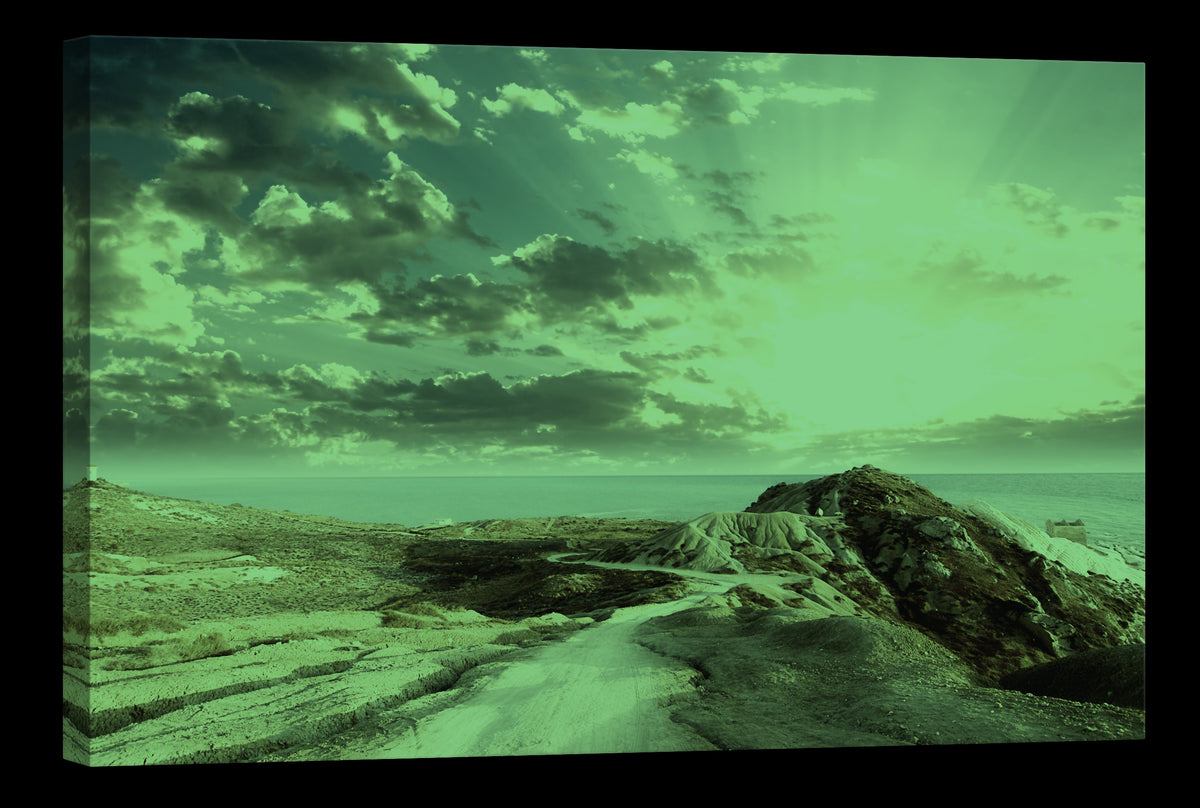 Landscapes No. 103, glowing at night