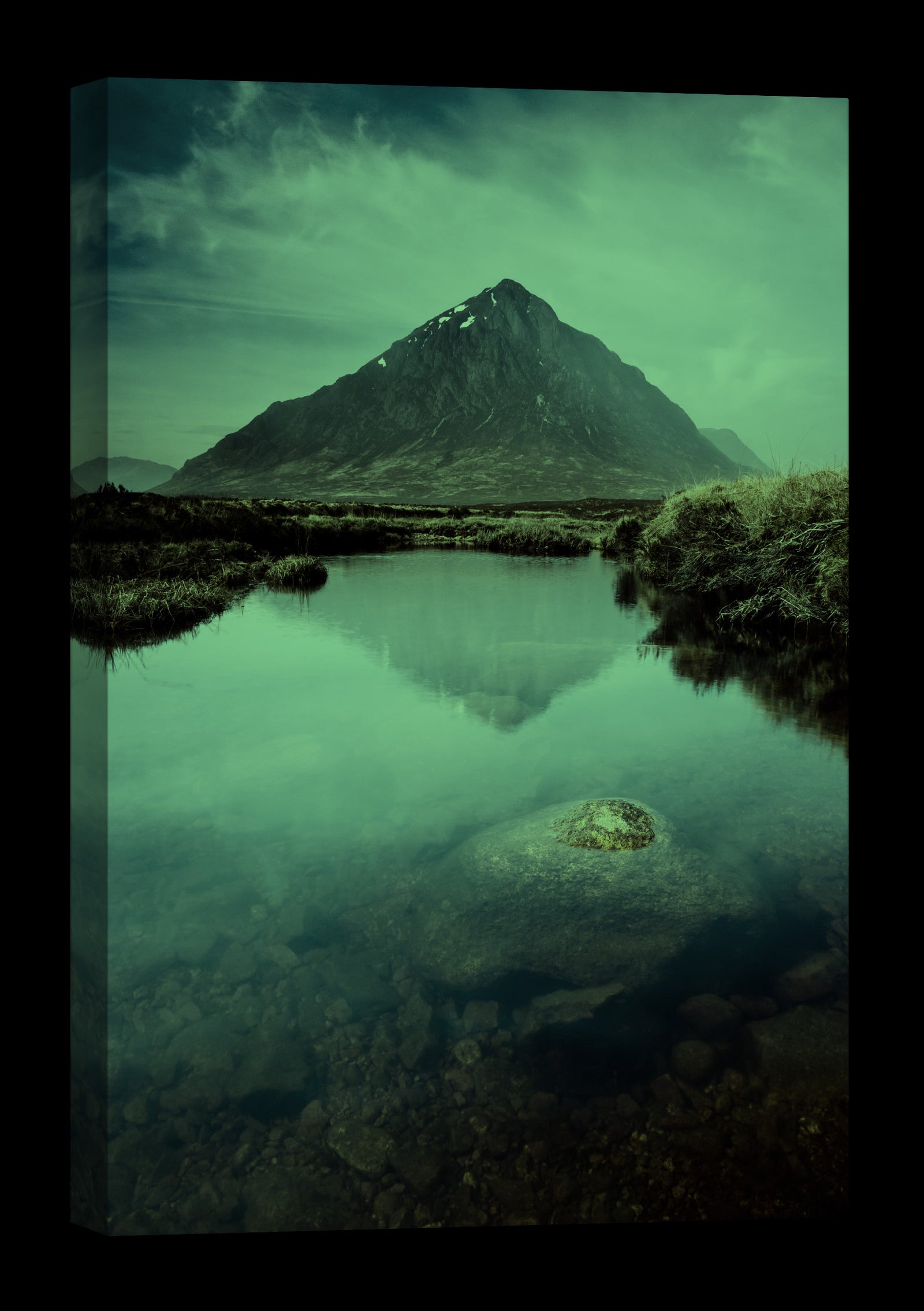 Landscapes No. 110, glowing at night