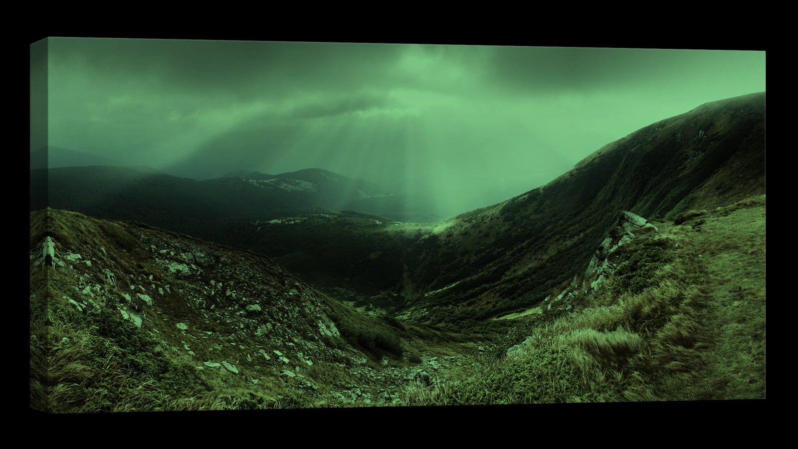Landscapes No. 112, glowing at night
