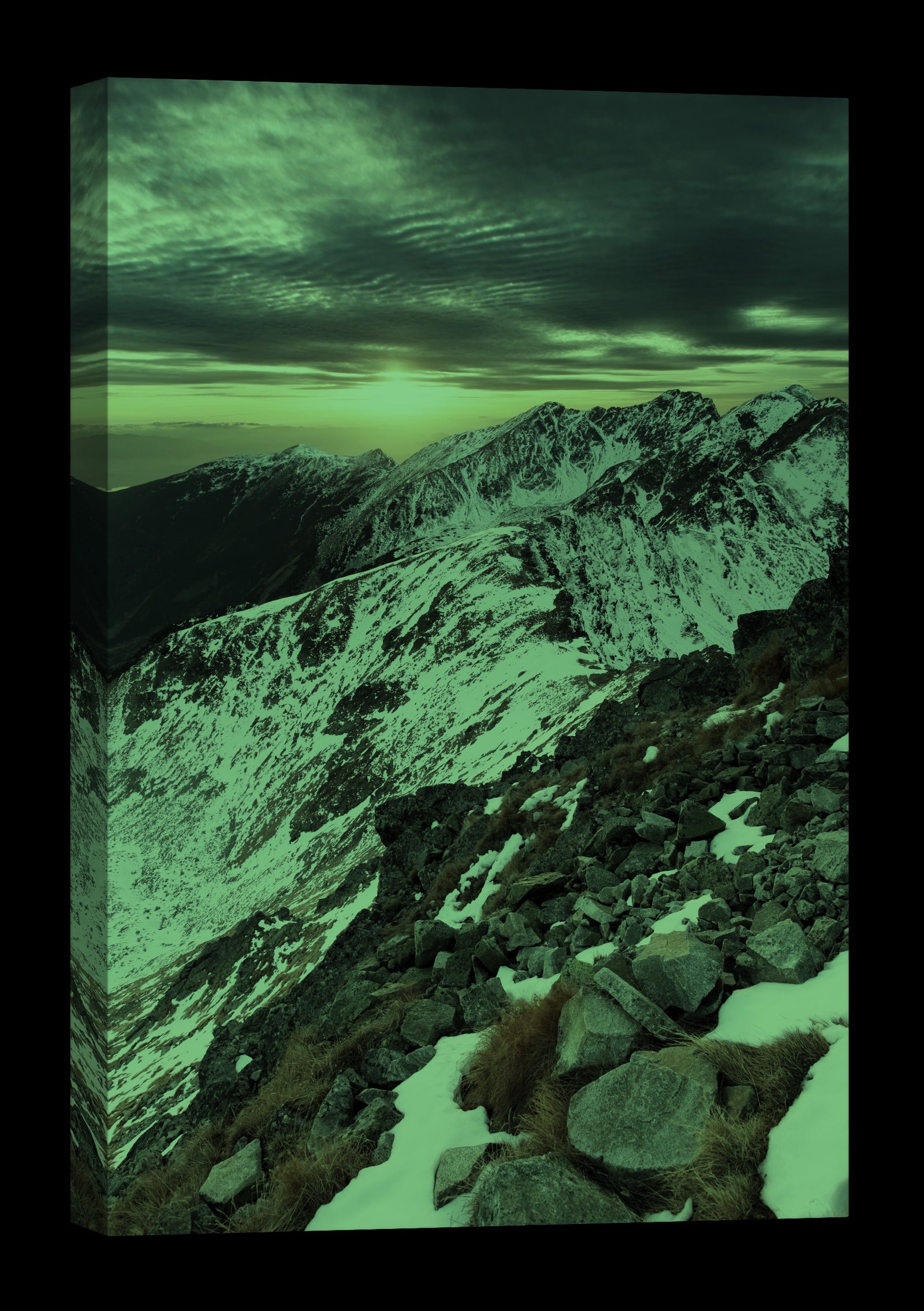 Landscapes No. 113, glowing at night