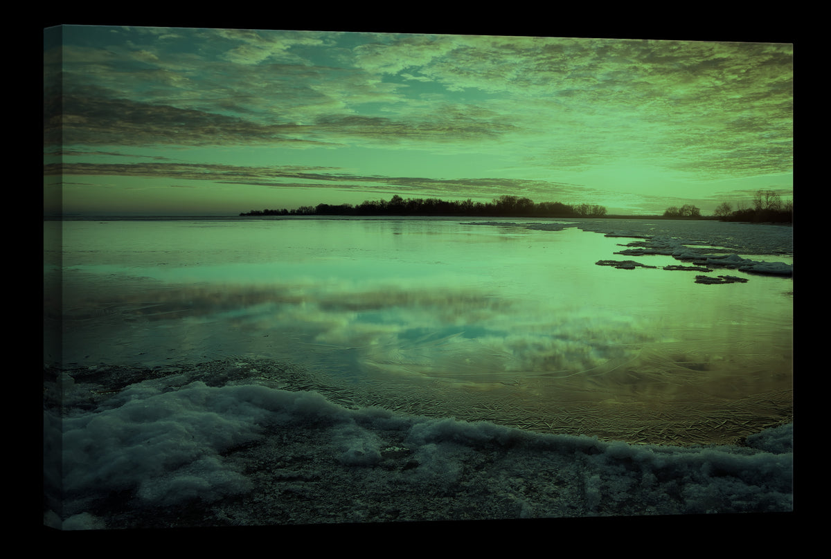 Landscapes No. 115, glowing at night