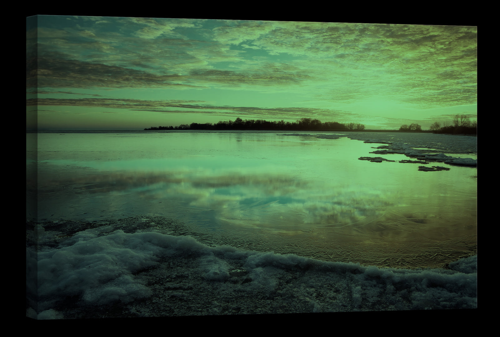 Landscapes No. 115, glowing at night