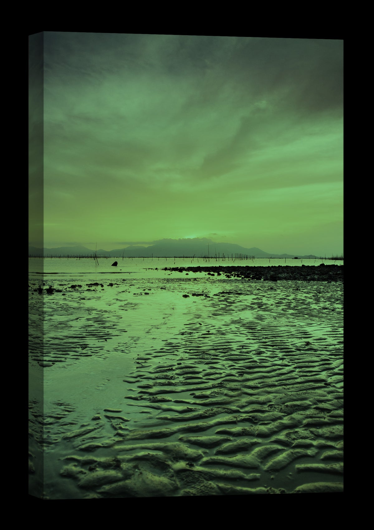 Landscapes No. 117, glowing at night