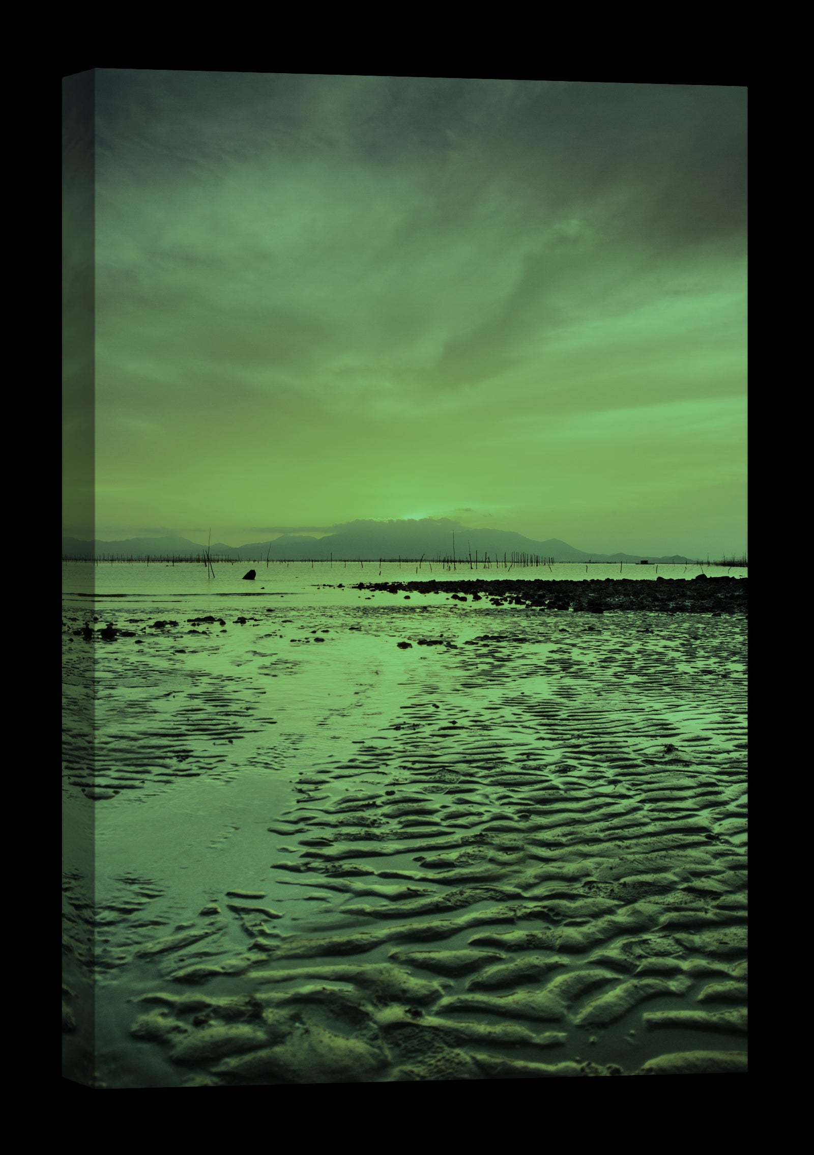 Landscapes No. 117, glowing at night