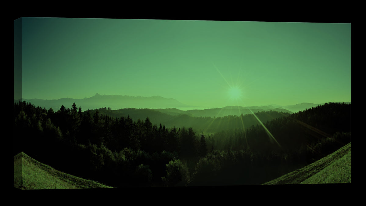 Landscapes No. 118, glowing at night
