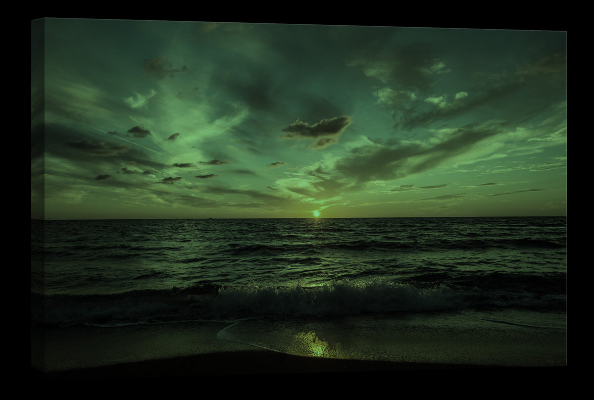 Landscapes No. 120, glowing at night