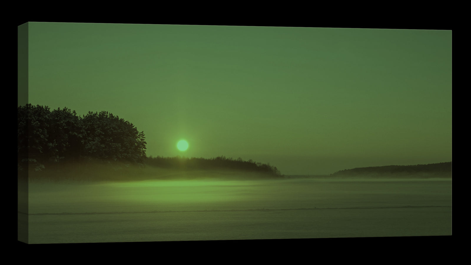 Landscapes No. 124, glowing at night